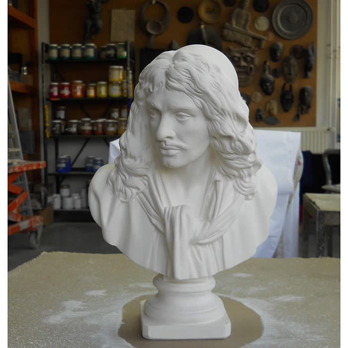Buste de Molière - Reproduction d’une sculpture du Comédie-Française, Paris