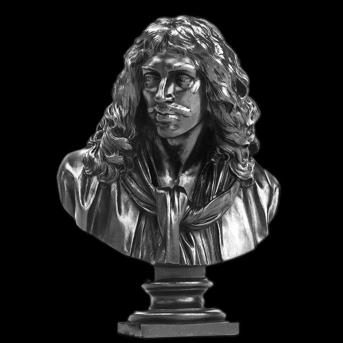 Buste de Molière - Reproduction d’une sculpture du Comédie-Française, Paris
