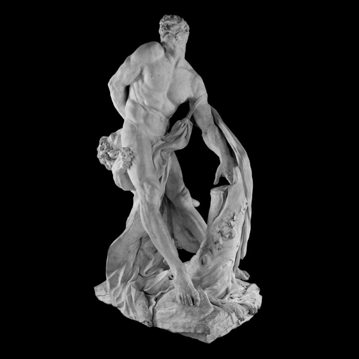 Milon de Crotone - Reproduction d’une sculpture du Musée du Louvre, Paris