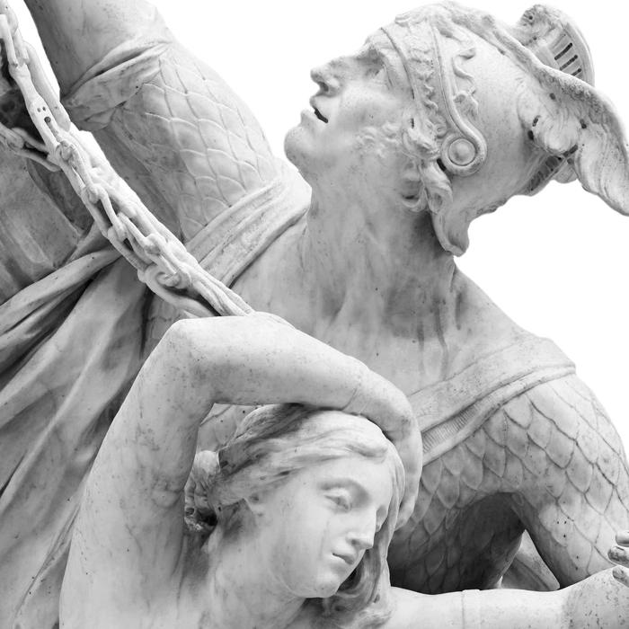 Persée et Andromède - Reproduction d’une sculpture du Musée du Louvre, Paris