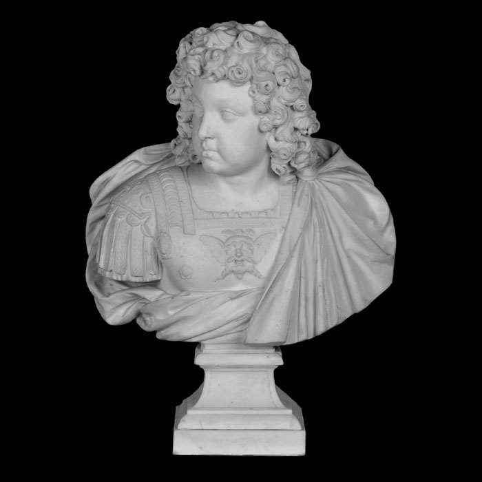 Louis XIV enfant en costume romain - Reproduction d’une sculpture du Château de Versailles, Versailles