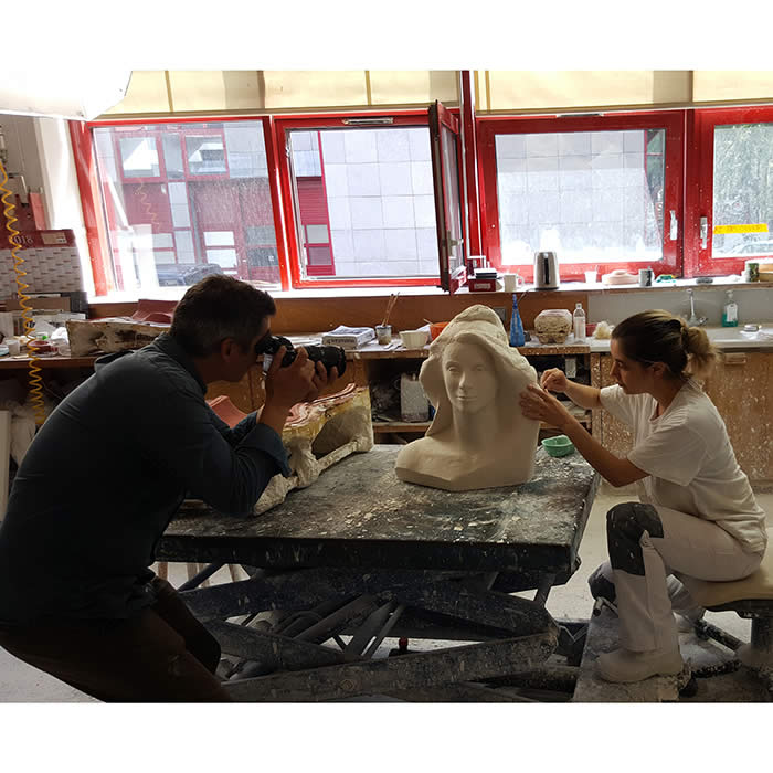 Marianne Catherine Deneuve - Reproduction d’une sculpture du 