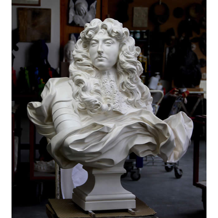 Buste de Louis XIV - Reproduction d’une sculpture du Château de Versailles, Versailles