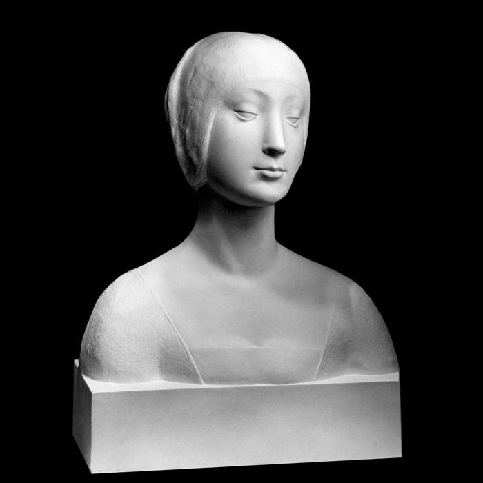 Buste de princesse inconnue - Renaissance - Reproduction d’une sculpture du Musée du Louvre, Paris