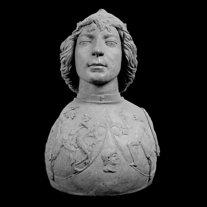 Portrait de jeune homme - Renaissance - Reproduction d’une sculpture du Musée National du Bargello, Florence