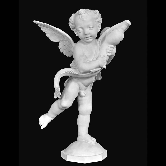 Cupid and dolphin - Renaissance - Reproduction d’une sculpture du Palazzo Vecchio, Florence