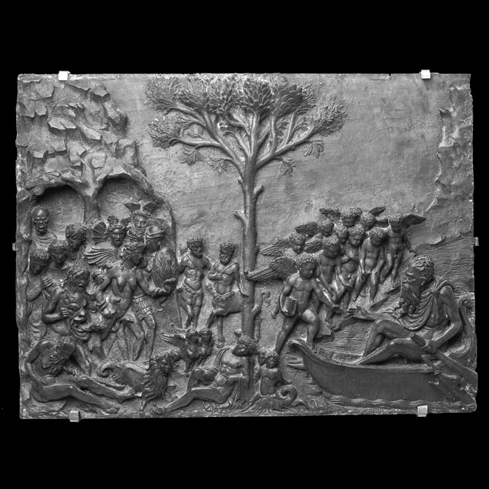 The Descent into Hell - Renaissance - Reproduction d’une sculpture du Musée du Louvre, Paris