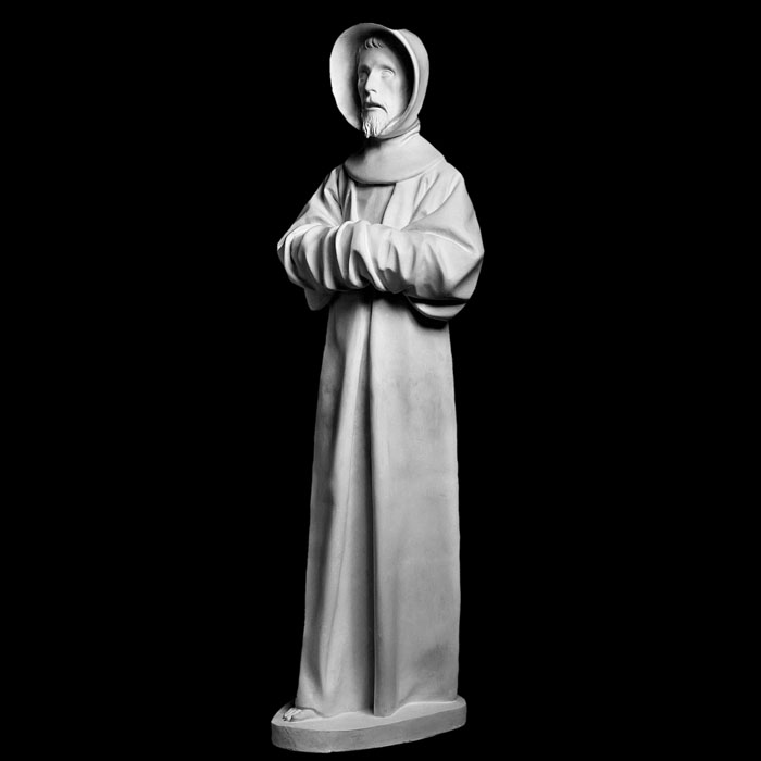Saint François d’Assise - Reproduction d’une sculpture du Musée du Louvre, Paris