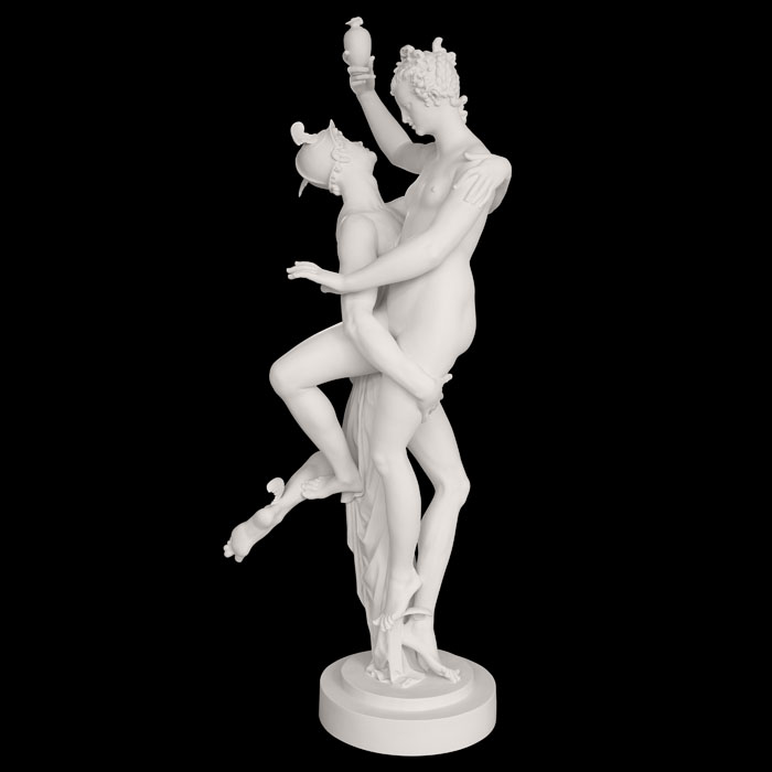 Mercure enlevant Psyché - Renaissance - Reproduction d’une sculpture du Musée du Louvre, Paris