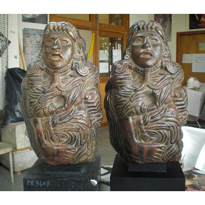 Quetzalcoatl feathered serpent - American art - Reproduction d’une sculpture du Musée du quai Branly - Jacques-Chirac, Paris