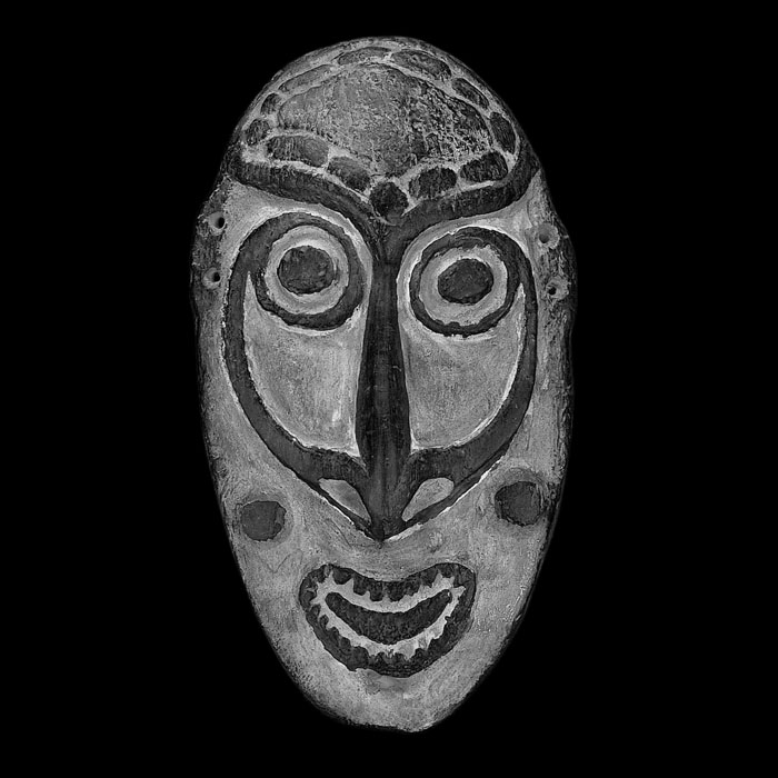 Oceanic mask - Oceanic art - Reproduction d’une sculpture du Musée du quai Branly - Jacques-Chirac, Paris