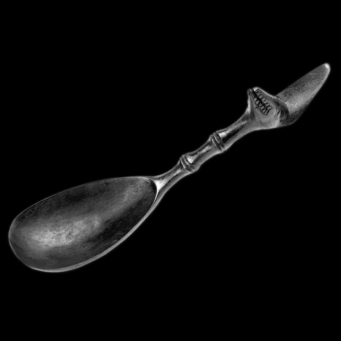 Zoomorphic spoon - African art - Reproduction d’une sculpture du Musée du quai Branly - Jacques-Chirac, Paris