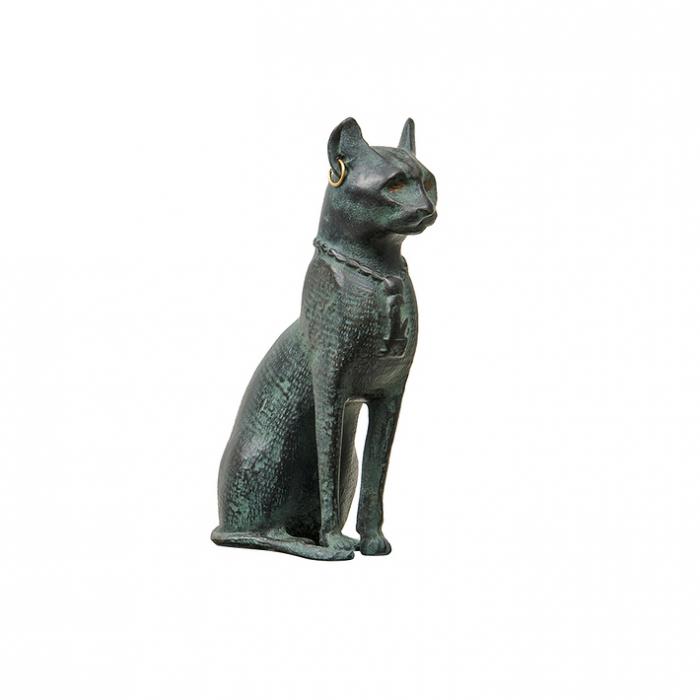 Chatte Bastet - Antiquités égyptiennes - Reproduction d’une sculpture du Musée du Louvre, Paris