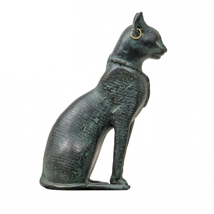Chatte Bastet - Antiquités égyptiennes - Reproduction d’une sculpture du Musée du Louvre, Paris