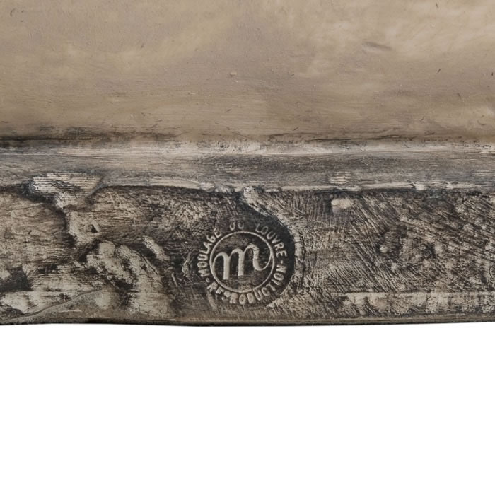 Scribe de Saqqara dit accroupi, réduction de 23,5 cm - Antiquités égyptiennes - Reproduction d’une sculpture du Musée du Louvre, Paris