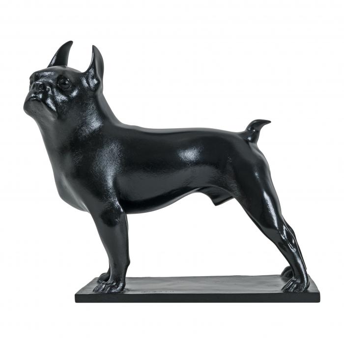 Toy, Boston-terrier, chien de Georges Menier (le bulldog toy) - Reproduction d’une sculpture du Musée des Beaux-Arts, Dijon