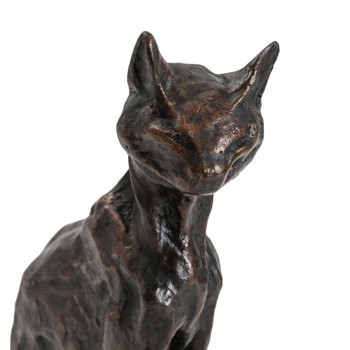 Chat abyssin - Reproduction d’une sculpture du Musée d’Orsay, Paris