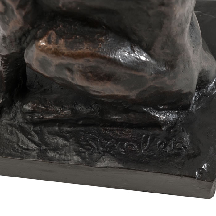 Chat abyssin - Reproduction d’une sculpture du Musée d’Orsay, Paris