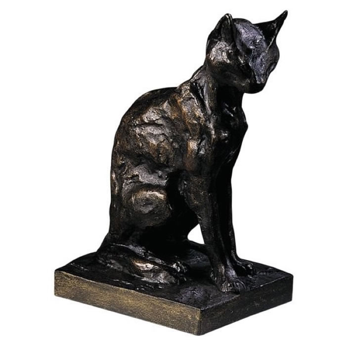 Chat abyssin - Reproduction d’une sculpture du Musée d’Orsay, Paris