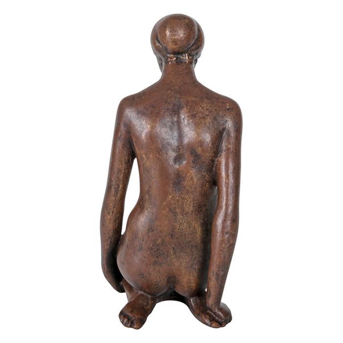 Woman sitting on her heels, by Aristide Maillol - Reproduction d’une sculpture du Musée d’Orsay, Paris