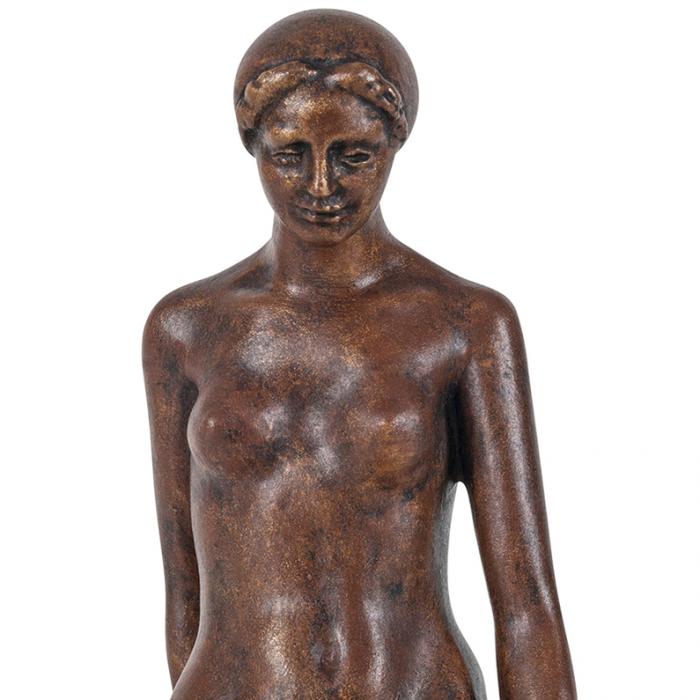 Woman sitting on her heels, by Aristide Maillol - Reproduction d’une sculpture du Musée d’Orsay, Paris