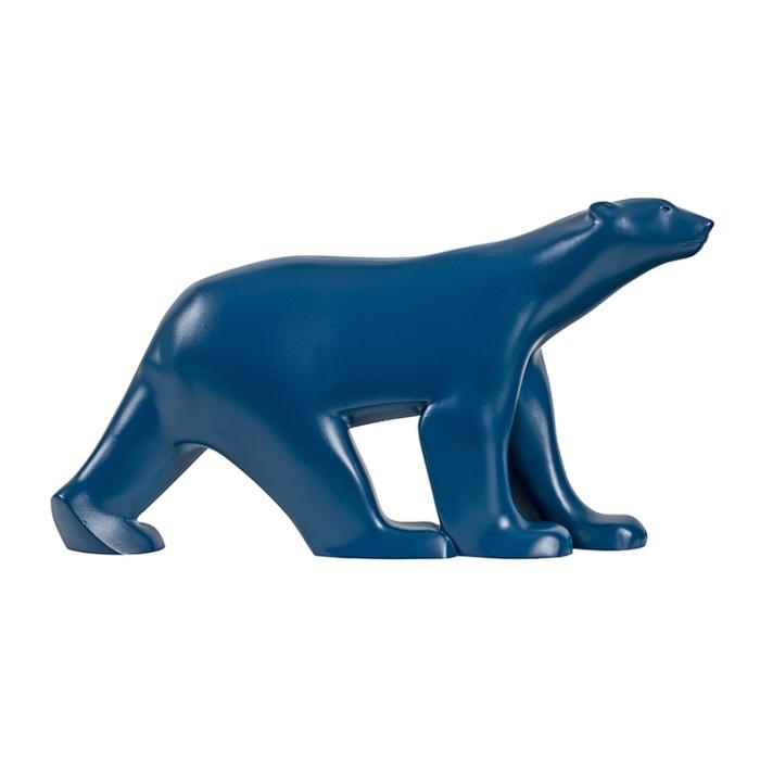 Petit ours bleu nuit - Reproduction d’une sculpture du Musée des Beaux-Arts, Dijon