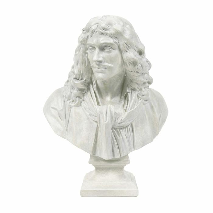 Bust of Jean-Baptiste Poquelin, know as Molière - Reproduction d’une sculpture du Comédie-Française, Paris