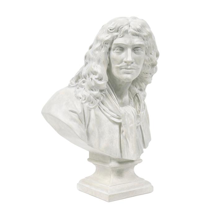 Bust of Jean-Baptiste Poquelin, know as Molière - Reproduction d’une sculpture du Comédie-Française, Paris