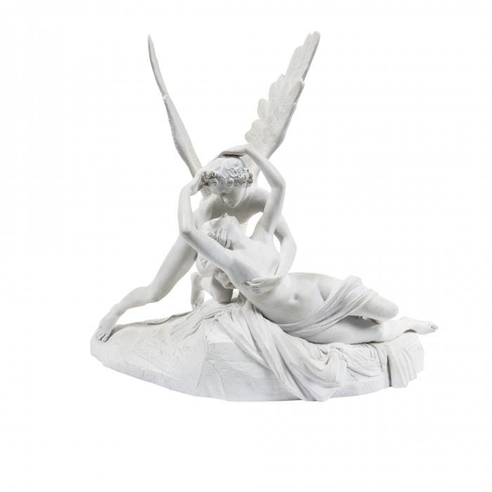 Psychée ranimée par le baiser de l’Amour - Reproduction d’une sculpture du Musée du Louvre, Paris