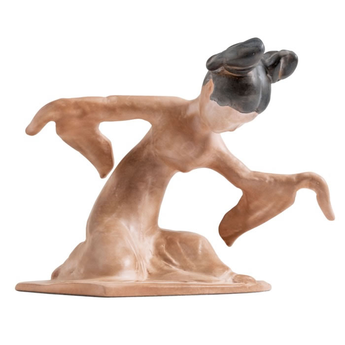 Danseuse chinoise gauche - Art asiatique - Reproduction d’une sculpture du Musée national des Arts asiatiques - Guimet, Paris