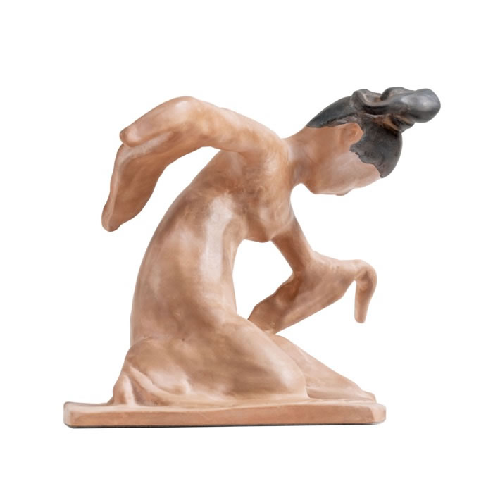 Danseuse chinoise gauche - Art asiatique - Reproduction d’une sculpture du Musée national des Arts asiatiques - Guimet, Paris