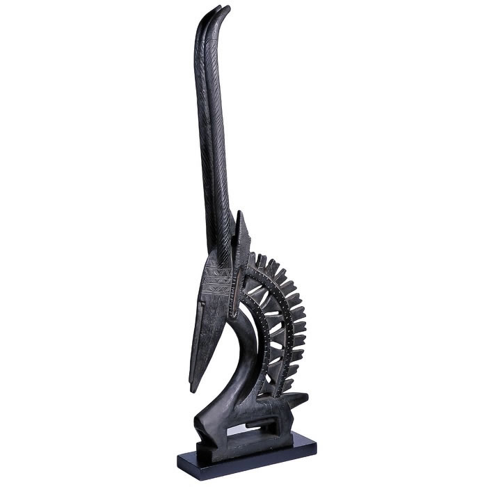 Cimier Bambara antilope - Art africain - Reproduction d’une sculpture du Musée du quai Branly - Jacques-Chirac, Paris