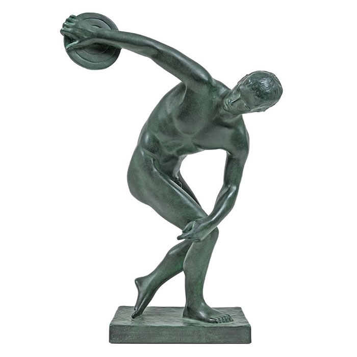 Discobolus in action - Greco-Roman antiquities - Reproduction d’une sculpture du Musées du Vatican, Rome