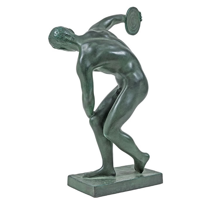 Discobolus in action - Greco-Roman antiquities - Reproduction d’une sculpture du Musées du Vatican, Rome