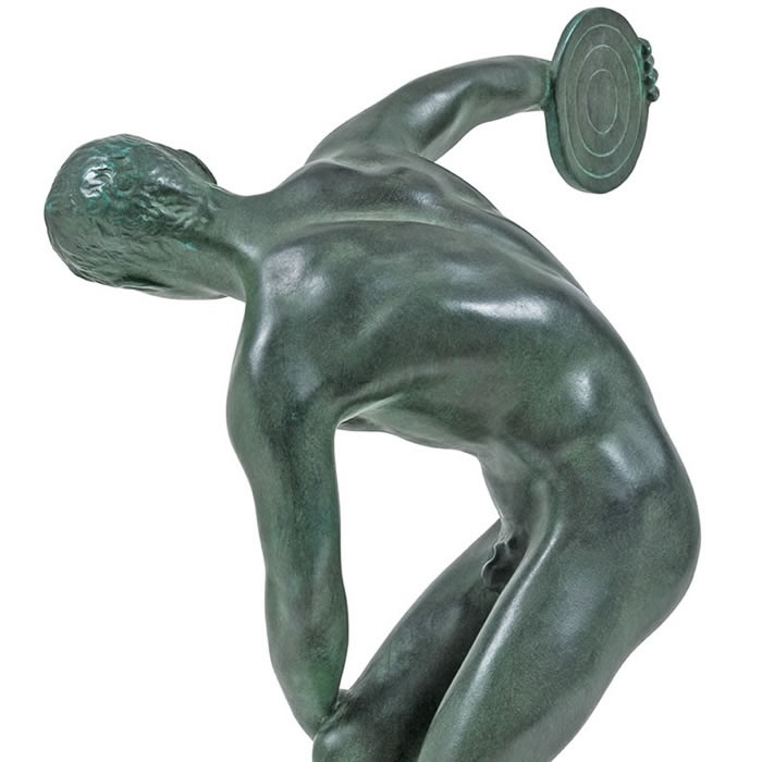 Discobolus in action - Greco-Roman antiquities - Reproduction d’une sculpture du Musées du Vatican, Rome