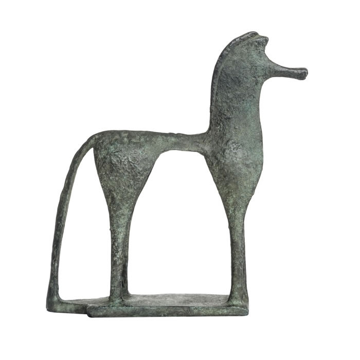 Cheval grec - Antiquités gréco-romaines - Reproduction d’une sculpture du Musée national des Arts asiatiques - Guimet, Paris