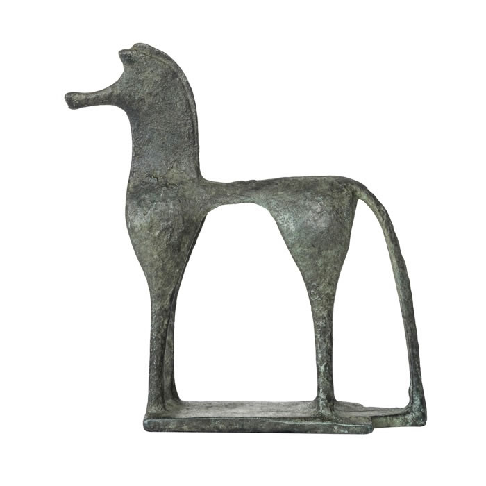Cheval grec - Antiquités gréco-romaines - Reproduction d’une sculpture du Musée national des Arts asiatiques - Guimet, Paris