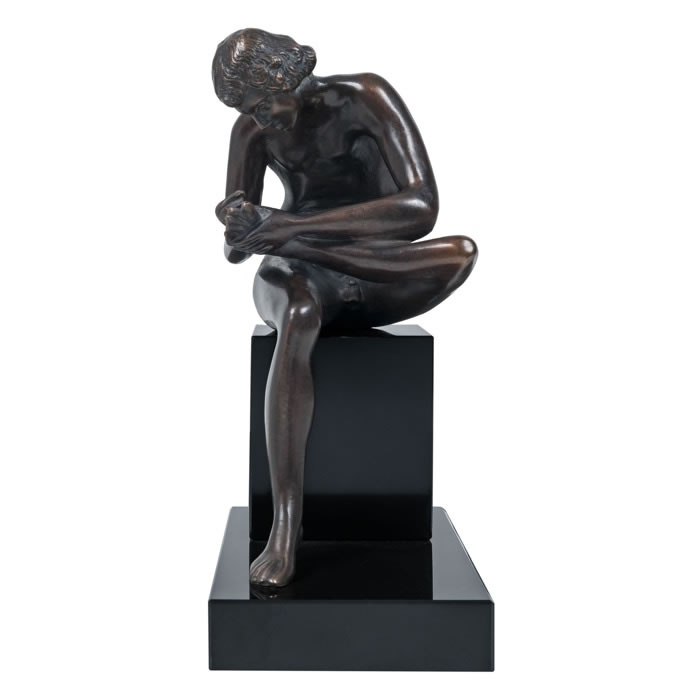 Boy with Thorn - Renaissance - Reproduction d’une sculpture du Musée du Louvre, Paris