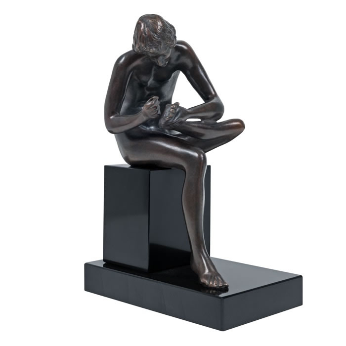 Boy with Thorn - Renaissance - Reproduction d’une sculpture du Musée du Louvre, Paris