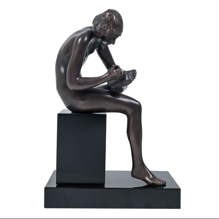 Boy with Thorn - Renaissance - Reproduction d’une sculpture du Musée du Louvre, Paris