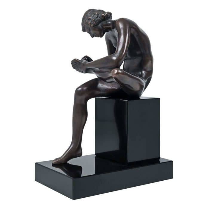 Boy with Thorn - Renaissance - Reproduction d’une sculpture du Musée du Louvre, Paris