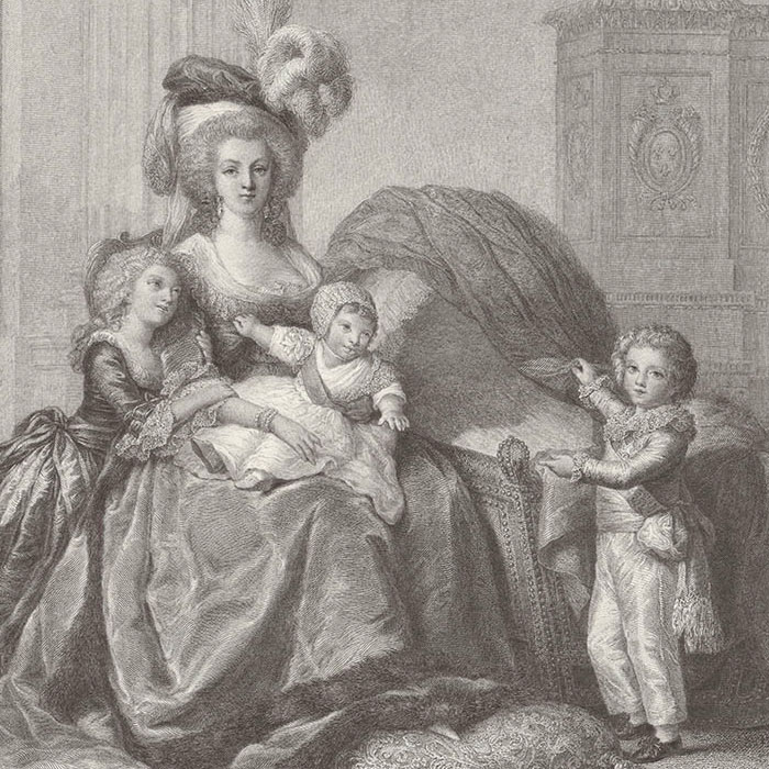 Portrait of Marie Antoinette, Archduchess of Austria, Queen of France - Une estampe d’après Louise-Elisabeth Vigée-Lebrun