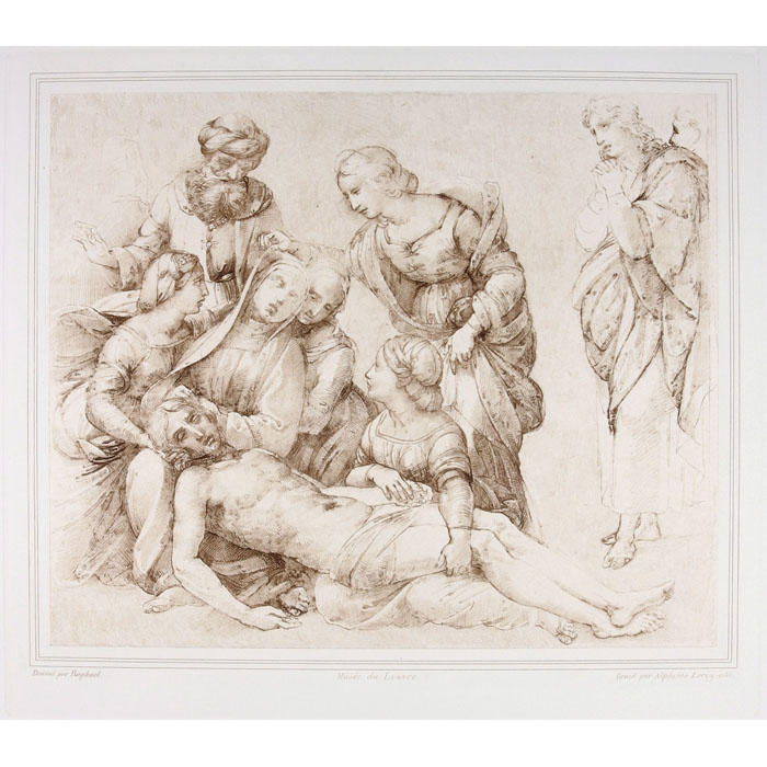 The Lamentation of Christ - Une estampe d’après  Raphael