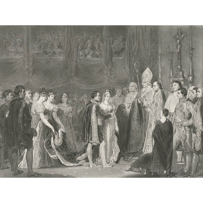 La Sainte Famille - Une estampe d’après Giulio Cesare Procaccini