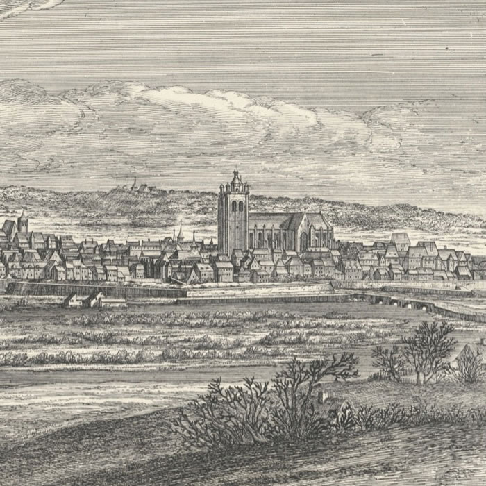Siège de la ville de Dole rendue le 14 février 1668 - Une estampe d’après Adam-Frans Van Der Meulen