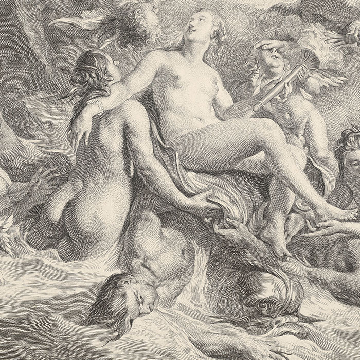Naissance de Vénus - Une estampe d’après Jean-François de Troy
