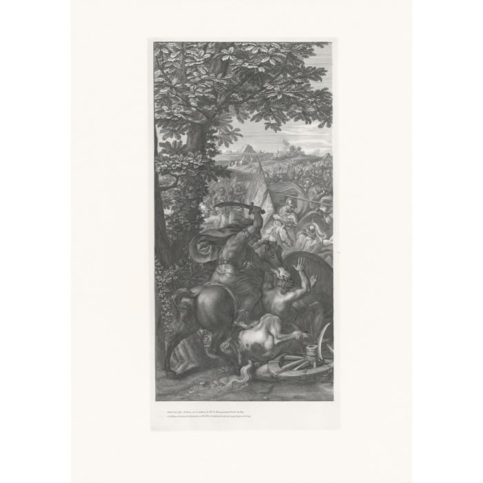 Battle of Arbela - Une estampe d’après Charles Le Brun