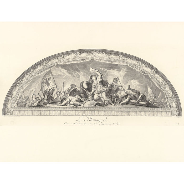 War Room of Versailles : Germany - Une estampe d’après Charles Le Brun