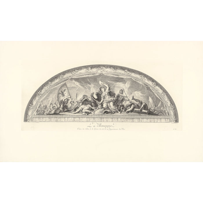 War Room of Versailles : Germany - Une estampe d’après Charles Le Brun