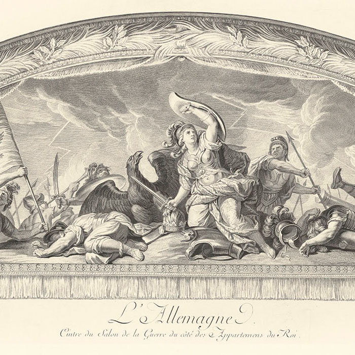 War Room of Versailles : Germany - Une estampe d’après Charles Le Brun